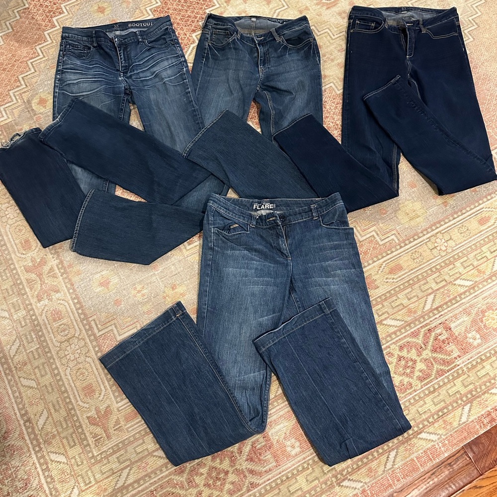Four pairs of New York & Company Jeans
